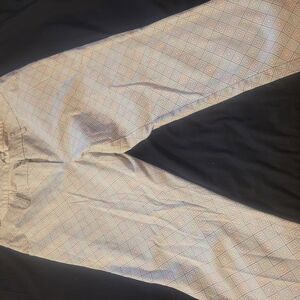 DownEast Geometric Patterned Trousers - Cream